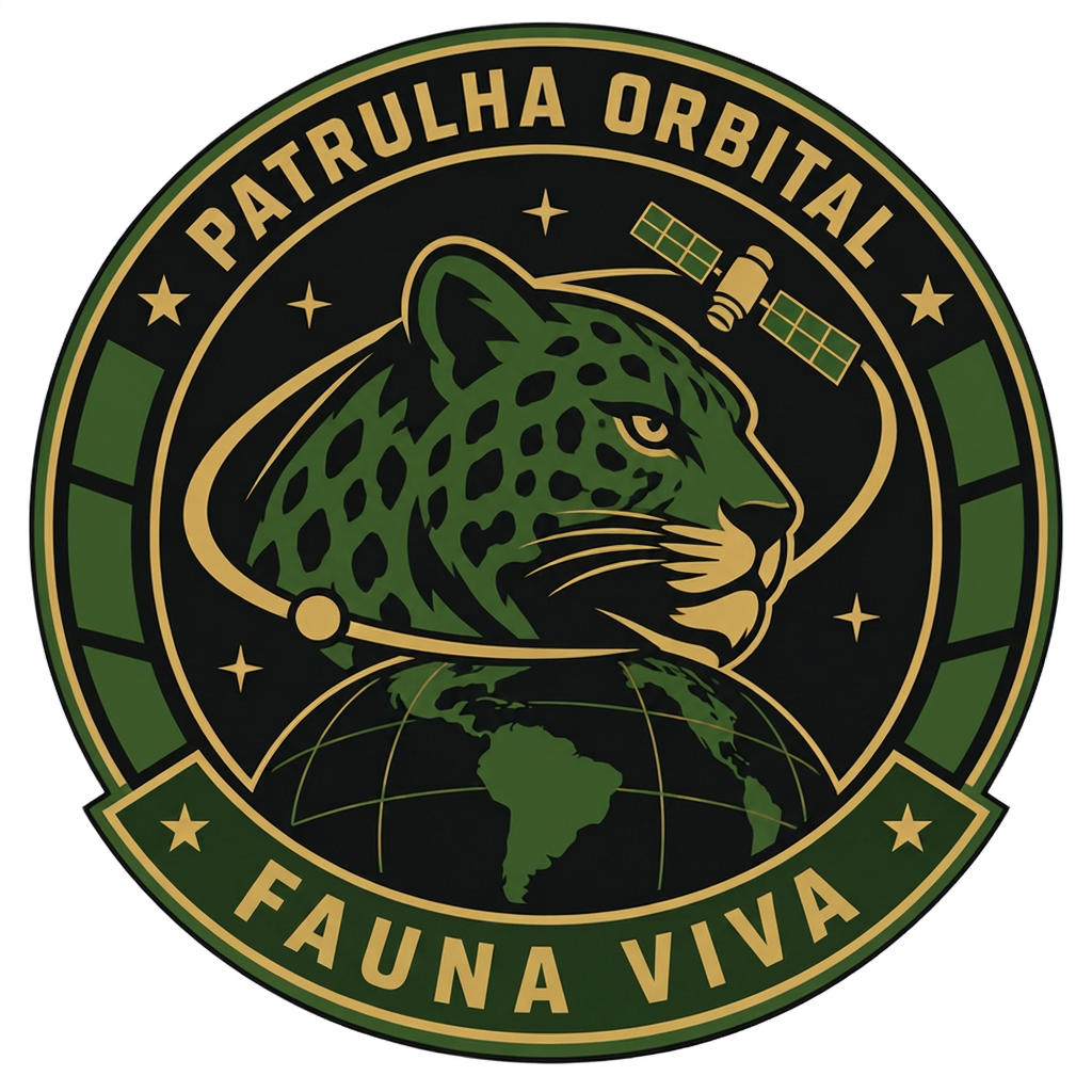 Brasão Patrulha Orbital — Fauna Viva